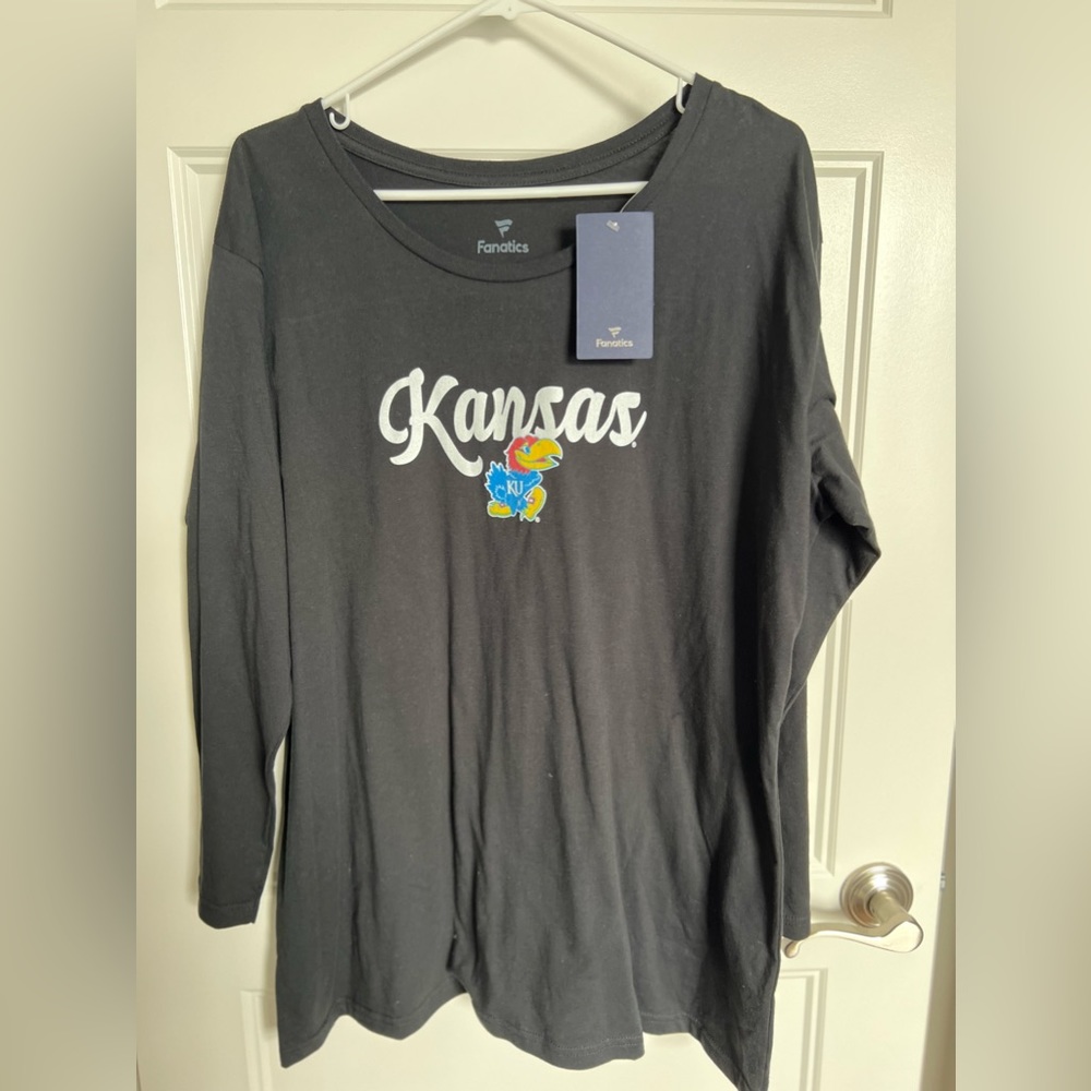 KU Jayhawks long sleeve tee